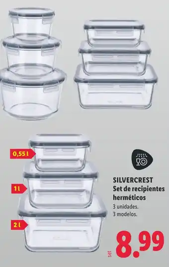 Lidl SILVERCREST Set de recipientes herméticos oferta