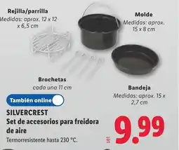 Lidl SILVERCREST Set de accesorios para freidora de aire oferta