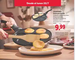 Lidl SILVERCREST Sartén para tortitas oferta