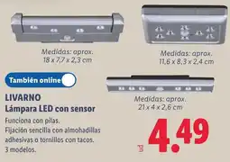 Lidl LIVARNO Lámpara LED con sensor oferta
