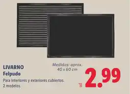 Lidl LIVARNO Felpudo oferta