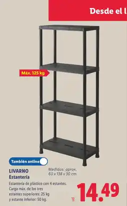 Lidl LIVARNO Estantería oferta