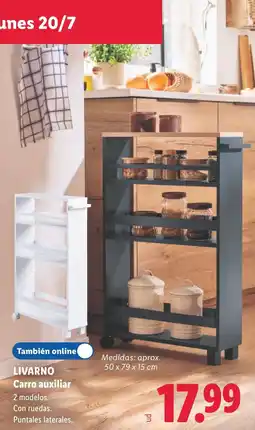 Lidl LIVARNO Carro auxiliar oferta