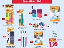 Lidl BIC Surtido de escritura oferta