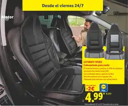 Lidl ULTIMATE SPEED Cubreasiento para coche oferta