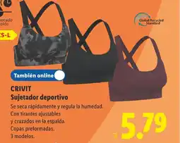Lidl CRIVIT Sujetador deportivo oferta