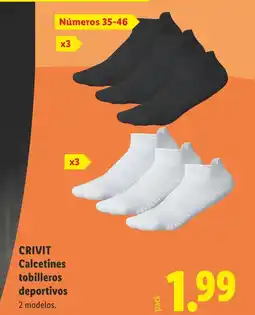 Lidl CRIVIT Calcetines tobilleros deportivos oferta