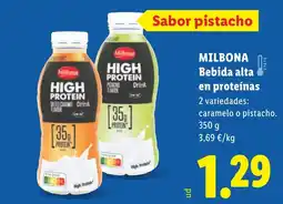 Lidl MILBONA Bebida alta en proteínas oferta