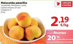 Alcampo Melocotón amarillo oferta