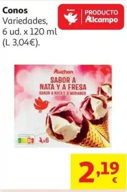 Alcampo AUCHAN Conos oferta