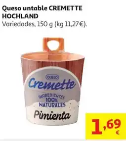 Alcampo CREMETTE HOCHLAND Queso untable oferta
