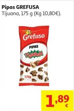 Alcampo GREFUSA Pipas oferta
