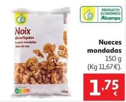 Alcampo Nueces mondadas oferta