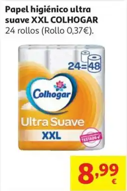 Alcampo COLHOGAR Papel higiénico ultra suave XXL oferta