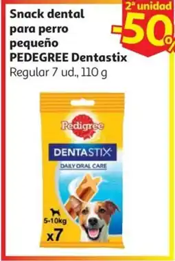 Alcampo PEDEGREE Dentastix Snack dental para perro pequeño oferta