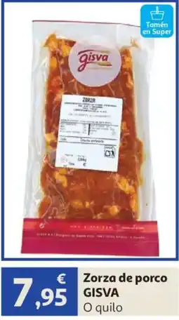 Alcampo GISVA Zorza de porco oferta