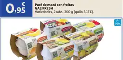 Alcampo GALIFRESH Puré de mazá con froitas oferta