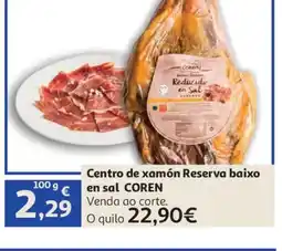 Alcampo COREN Centro de xamón Reserva baixo en sal oferta