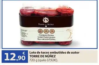 TORRE DE NUÑEZ Lote de tacos embutidos de autor