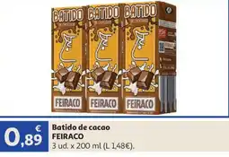 Alcampo FEIRACO Batido de cacao oferta