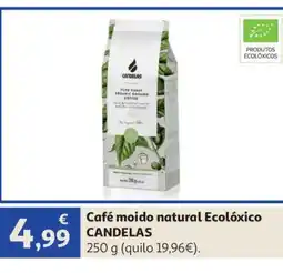 Alcampo CANDELAS Café moido natural Ecolóxico oferta