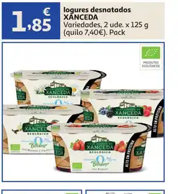 Alcampo XANCEDA logures desnatados oferta