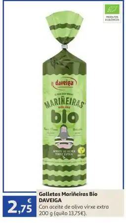 Alcampo DAVEIGA Galletas Mariñeiras Bio oferta