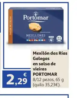 Alcampo PORTOMAR Mexilón das Rías Galegas en salsa de vieiras oferta