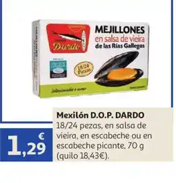 Alcampo DARDO Mexilón D.O.P. oferta
