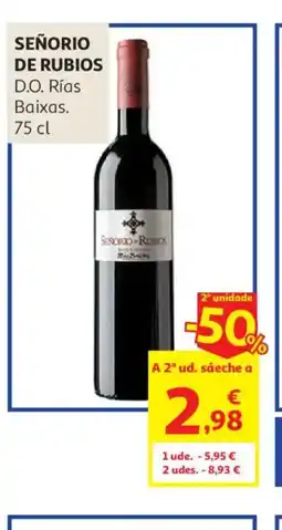 Alcampo SEÑORIO DE RUBIOS D.O. Rías Baixas oferta