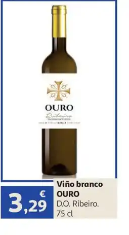 Alcampo OURO Viño branco oferta