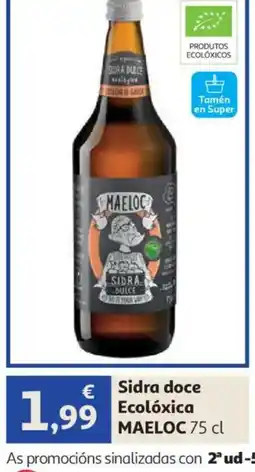 Alcampo MAELOC Sidra doce Ecolóxica oferta