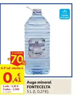 Alcampo FONTECELTA Auga mineral oferta