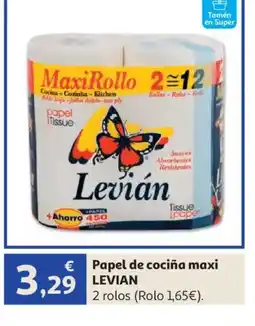 Alcampo LEVIAN Papel de cociña maxi oferta