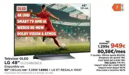 El Corte Inglés Lg - televisor oled 48 oferta