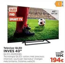 El Corte Inglés Inves - televisor qled 40 oferta