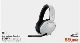 El Corte Inglés Sony - auriculars gaming oferta