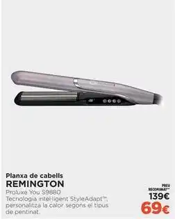 El Corte Inglés Remington - planxa de cabells oferta