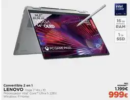 El Corte Inglés Lenovo - convertible 2 en 1 oferta