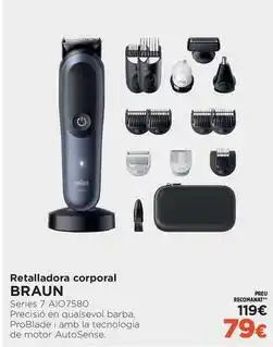 El Corte Inglés Braun - retalladora corporal oferta