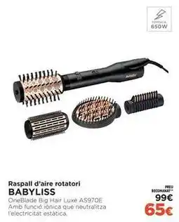 El Corte Inglés Babyliss - raspall d'aire rotatori oferta