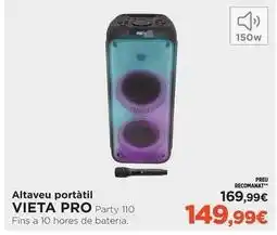 El Corte Inglés Vieta - altaveu portatil oferta
