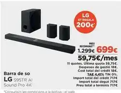 El Corte Inglés Lg - barra de so oferta