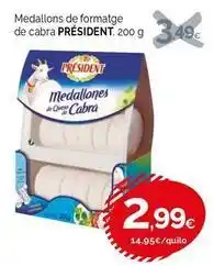 Condis Président - medallones de formatge de cabra oferta