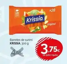 Condis Krissia - barretes de surimi oferta