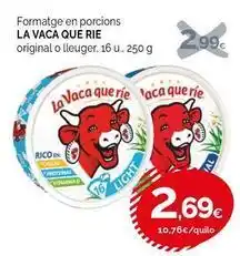 Condis La vaca que ríe - formatge en porcions oferta