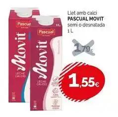 Condis Pascual - llet amb calci semi o desnatada oferta