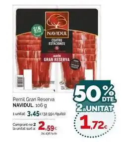 Condis Navidul - pernil gran reserva oferta