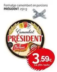 Condis Président - formatge camembert en porcions oferta