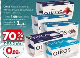 Condis Oikos - natural ensucrat, mango, papaia, stracciatella o lina oferta